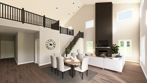 Q7785-A Barndominium House Living, 2 Bedrooms, 2.5 Bathrooms | Plan 25424