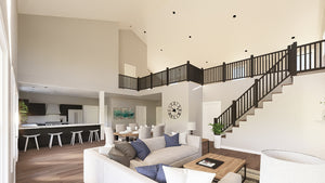 Q7785-A Barndominium House Living, 2 Bedrooms, 2.5 Bathrooms | Plan 25424