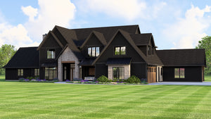 Q7486-A Modern Farmhouse, 4 Bed, 4.5 Bath | Plan 2543 Exterior-2
