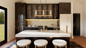 Q7985-A Modern Farmhouse Kitchen, 3 Bedrooms, 3.5 Bathrooms | Plan 25451 