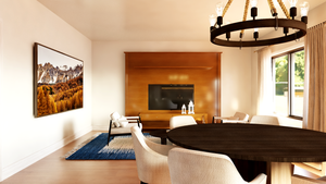Q7988-A Contemporary House Basement, 3 Bedrooms, 3.5 Bathrooms | Plan 25455 