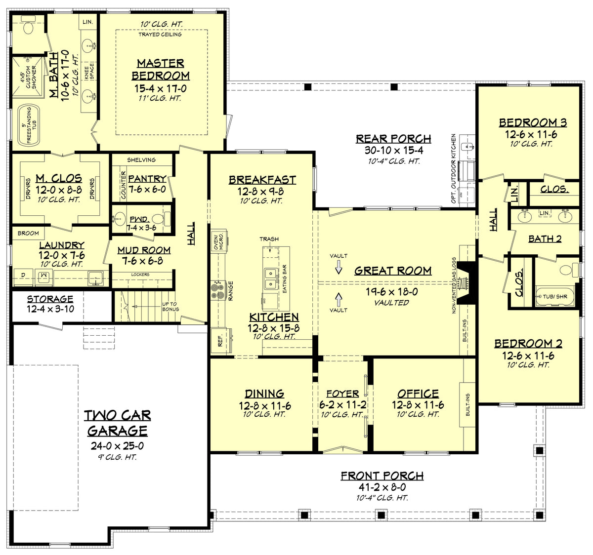 Willow Creek House Floor Plan 