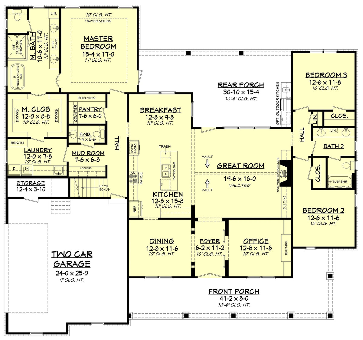 Willow Creek House Plan - Archival Designs House Plans