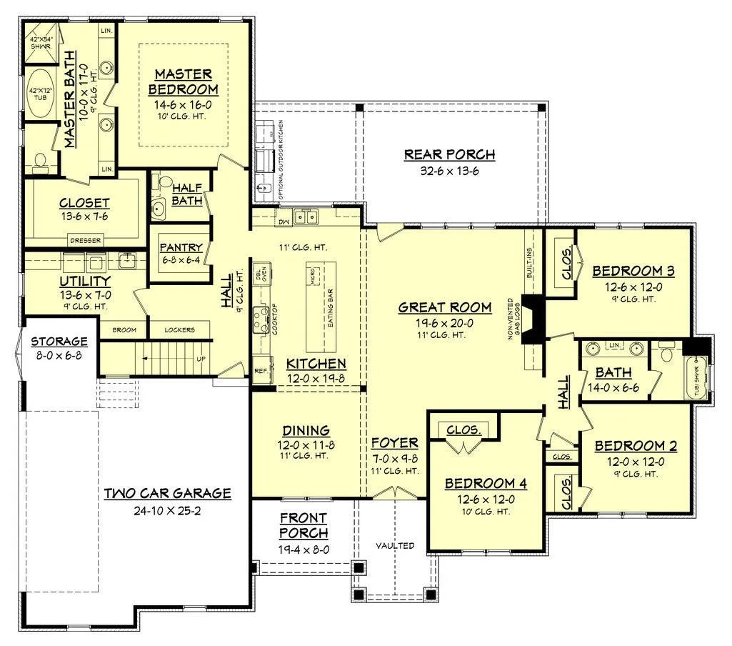 Courtland Drive House Plan - Archival Designs House Plans