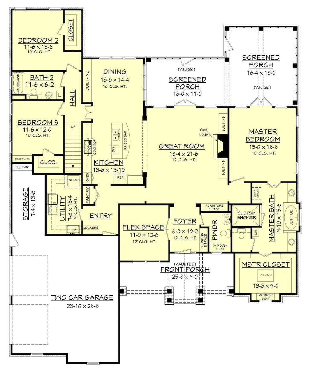 Keystone House Plan - Archival Designs House Plans, floor plan