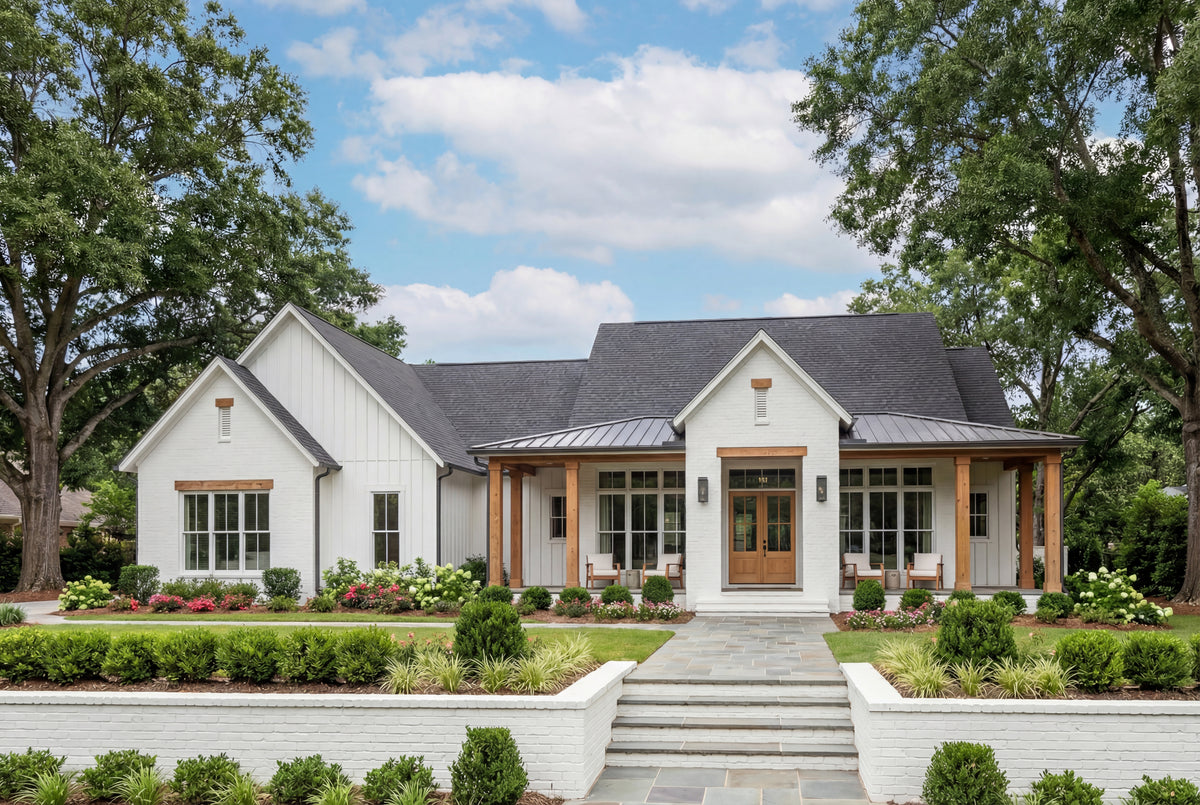 H7867-A Modern Farmhouse, 4 Bedrooms, 3.5 Bathrooms | Havenbrook Exterior