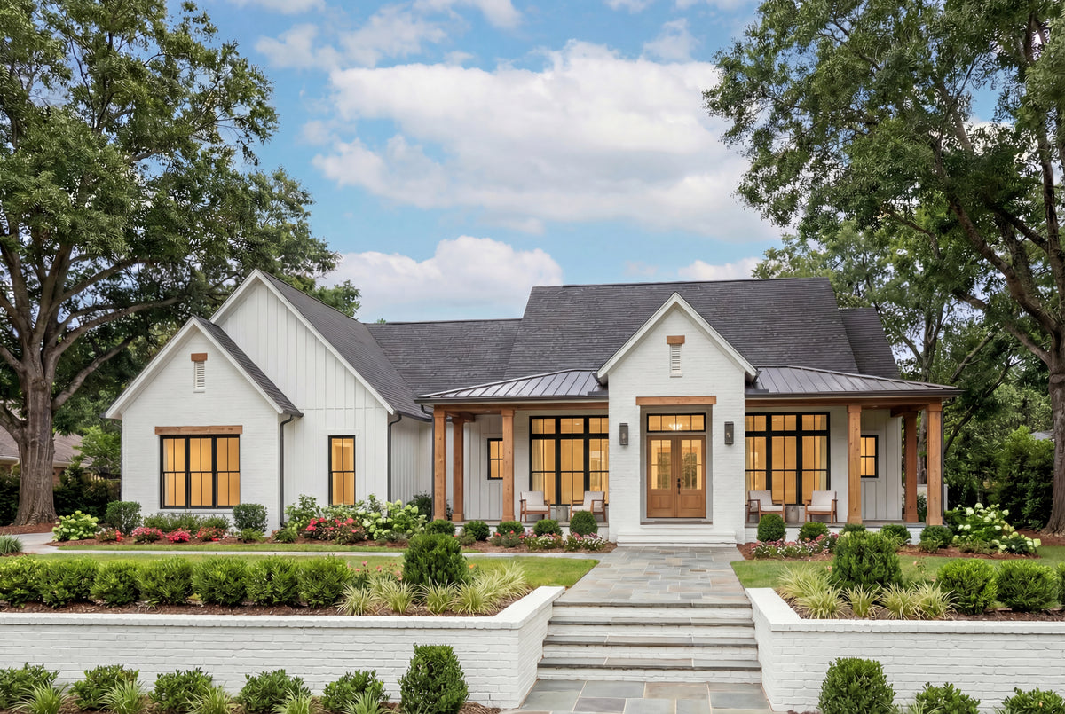 H7867-A Modern Farmhouse, 4 Bedrooms, 3.5 Bathrooms | Havenbrook Exterior-2