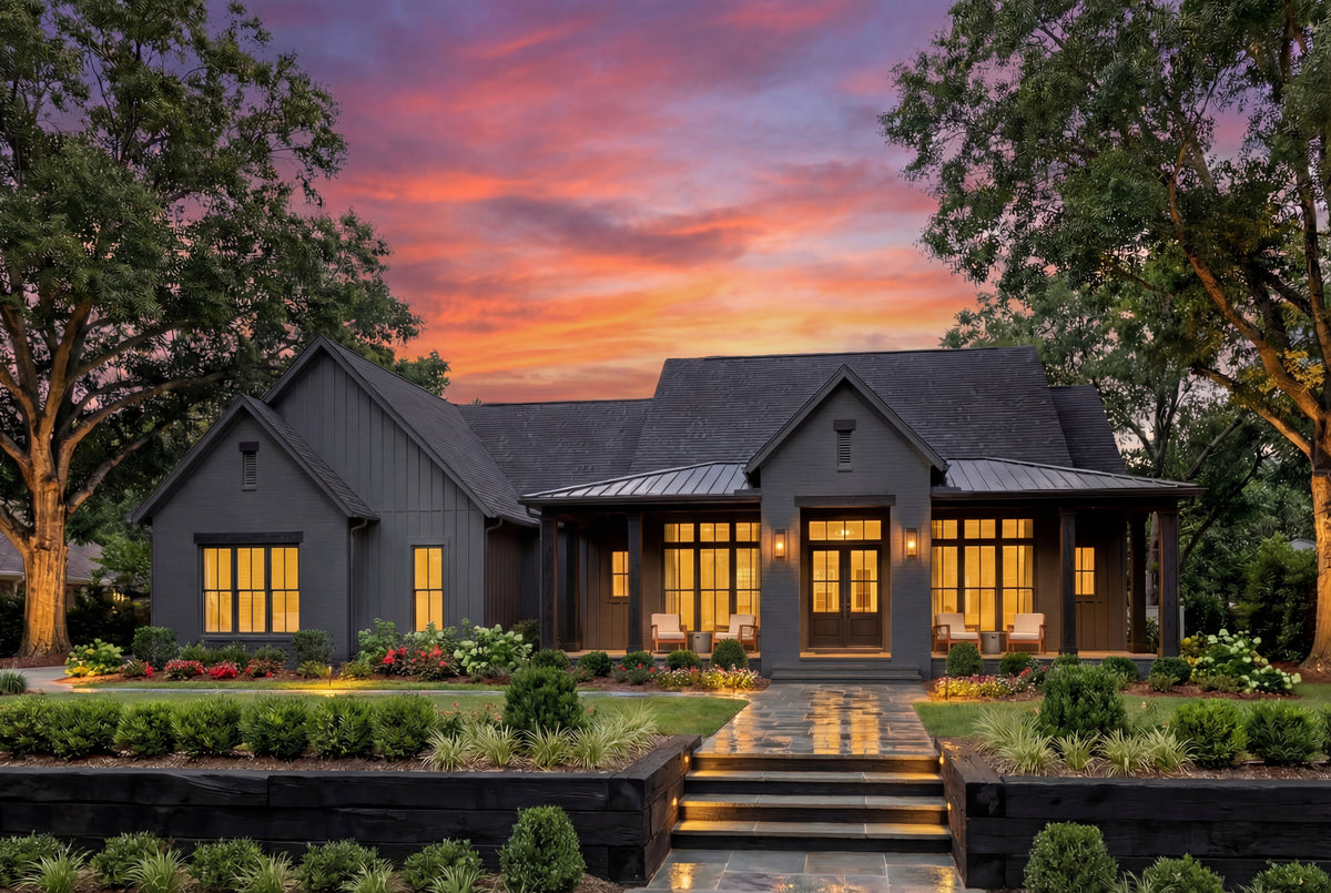 H7867-A Modern Farmhouse, 4 Bedrooms, 3.5 Bathrooms | Havenbrook Exterior-5