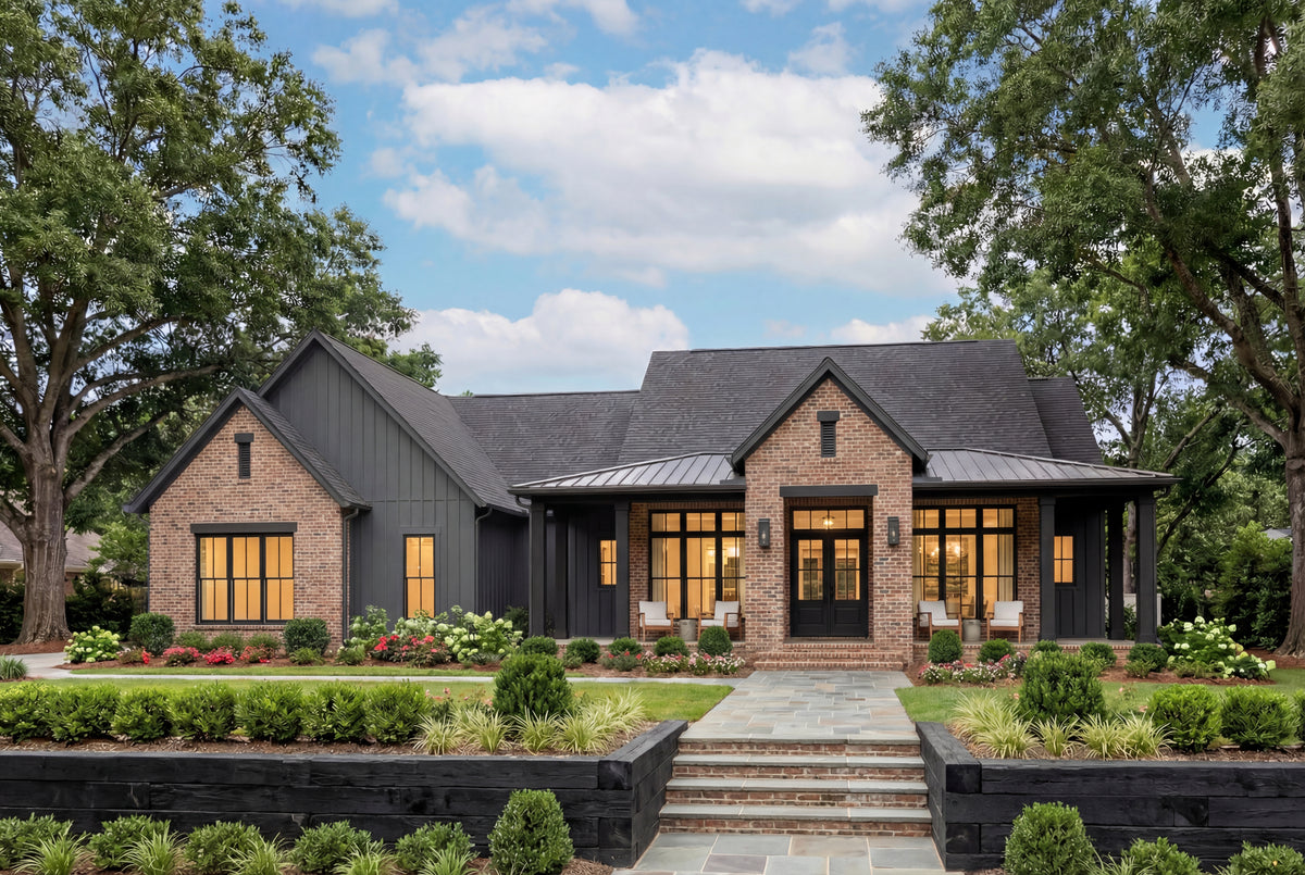 H7867-A Modern Farmhouse, 4 Bedrooms, 3.5 Bathrooms | Havenbrook Exterior-6