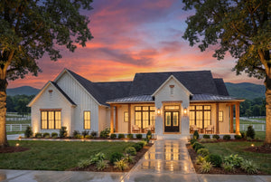 H7867-A Modern Farmhouse, 4 Bedrooms, 3.5 Bathrooms | Havenbrook Exterior-9