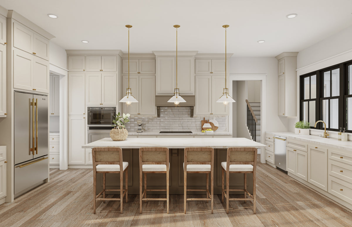H7867-A Modern Farmhouse Kitchen, 4 Bedrooms, 3.5 Bathrooms | Havenbrook 