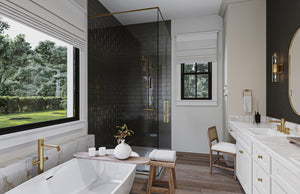 H7867-A Modern Farmhouse Master Bathroom, 4 Bedrooms, 3.5 Bathrooms | Havenbrook 