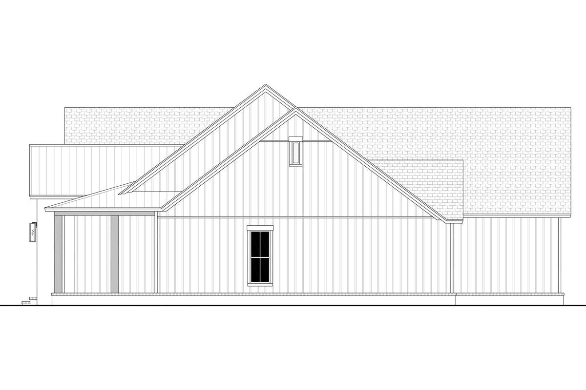 H7867-A Modern Farmhouse Right CAD, 4 Bedrooms, 3.5 Bathrooms | Havenbrook 