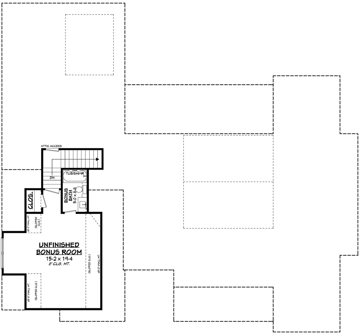 bonus room floor plan