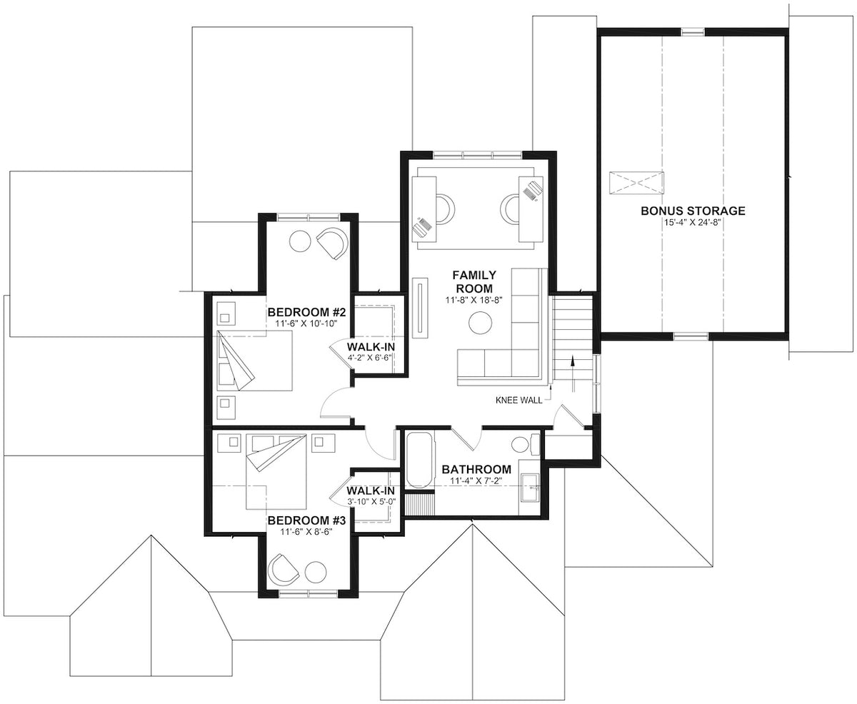 Wainwright 2 House Upper Floor Plan