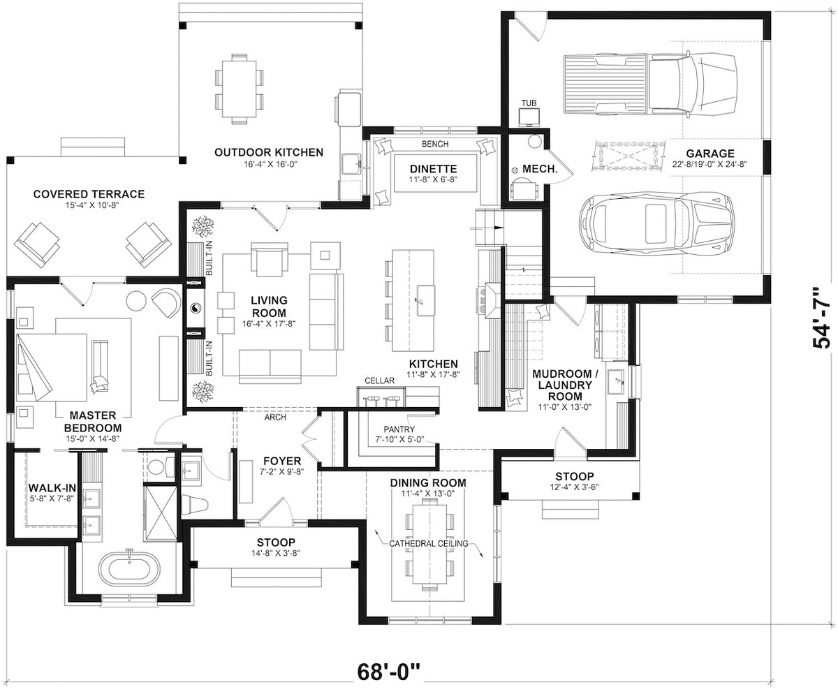 Wainwright 2 House First Floor Plan