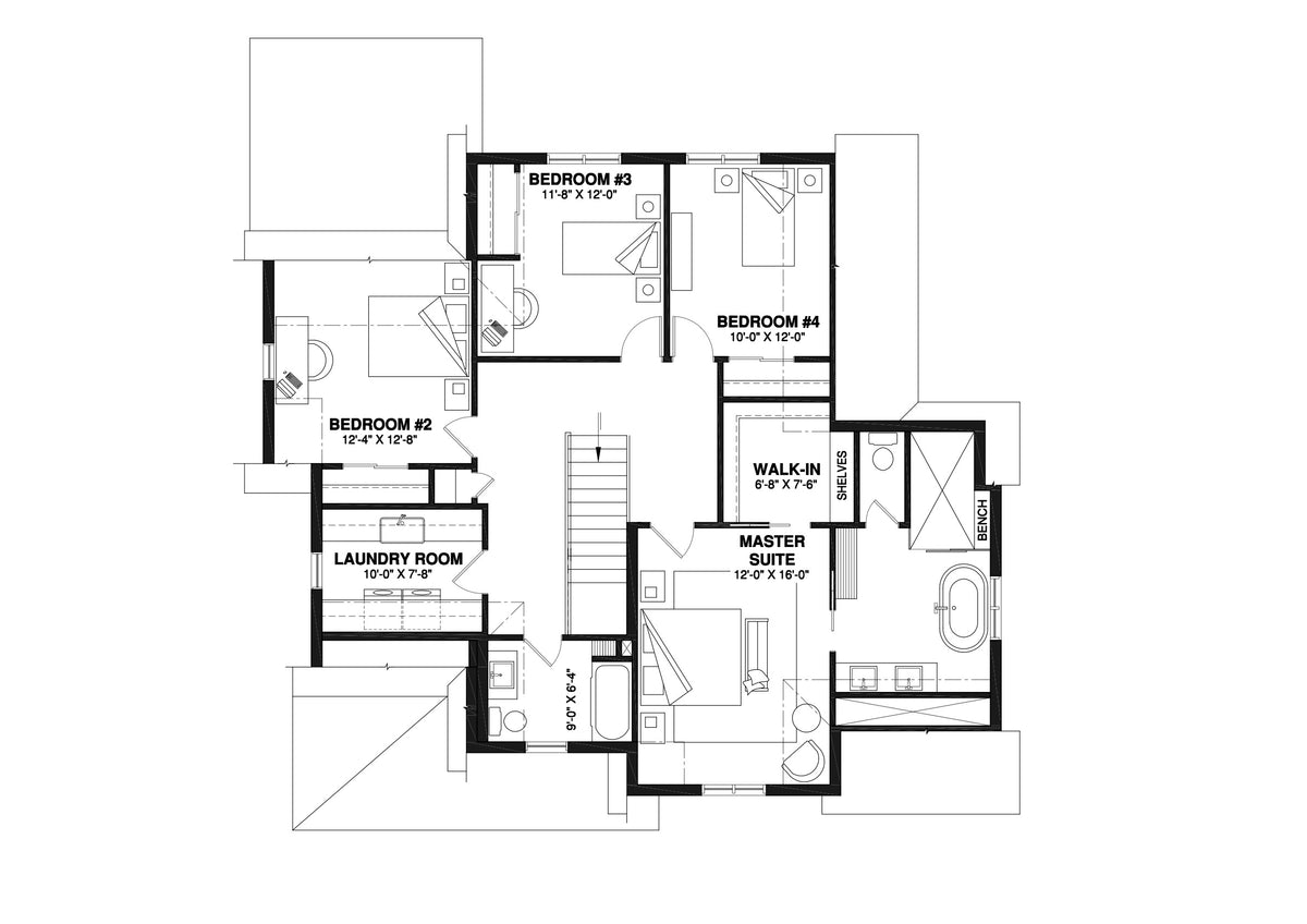 Twillingate 4 House Upper Floor plan