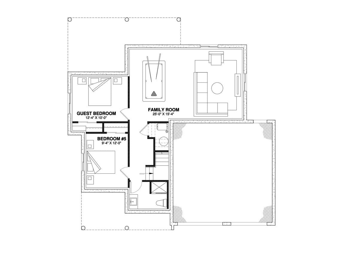 Twillingate 4 House Basement Floor plan