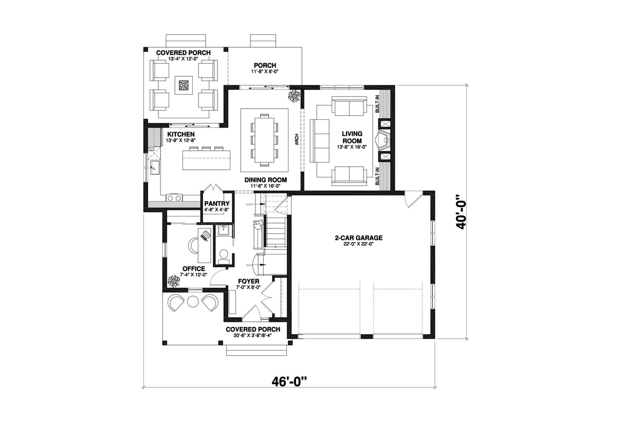 Twillingate 4 House First Floor plan