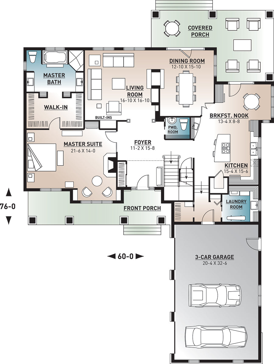 The Stocksmith House first floor plan