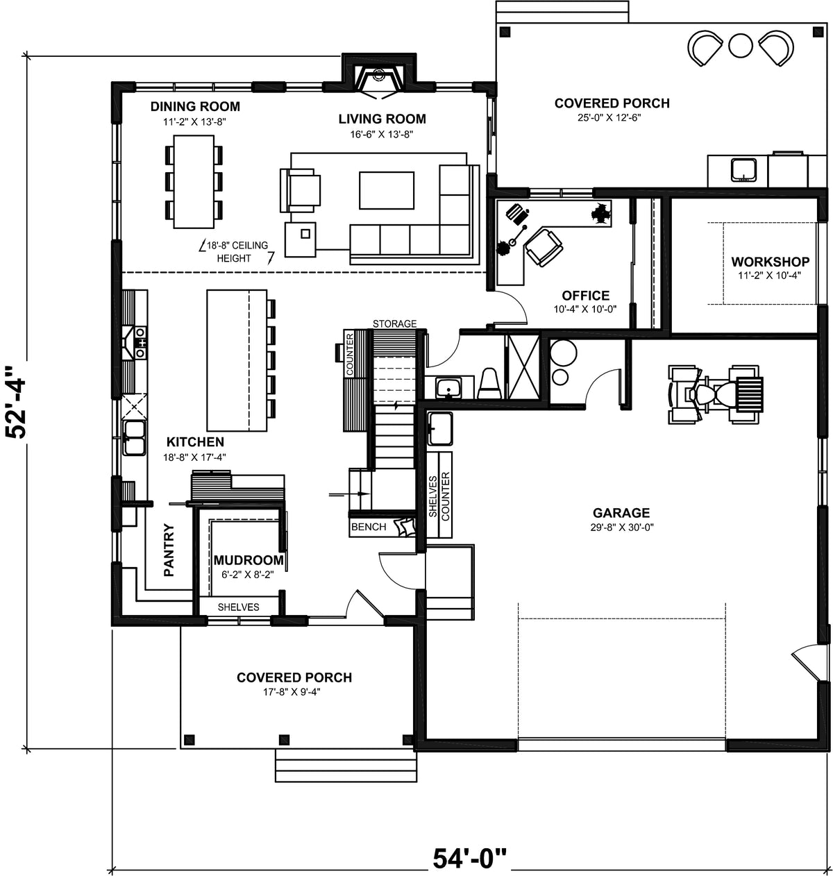 Montana House First Floor Plan