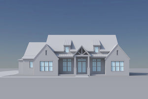 H8381-A Modern Farmhouse, 3 Bedrooms, 3.5 Bathrooms | Riverchase House Plan 
