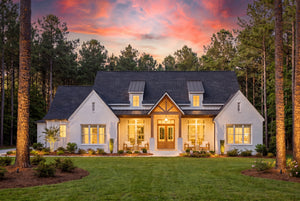 H8381-A Modern Farmhouse, 3 Bedrooms, 3.5 Bathrooms | Riverchase House Plan Exterior-4