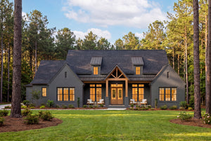 H8381-A Modern Farmhouse, 3 Bedrooms, 3.5 Bathrooms | Riverchase House Plan Exterior-5