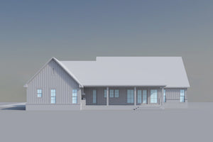 H8379-A Transitional House, 3 Bedrooms, 3.5 Bathrooms | Hawkridge House Plan 