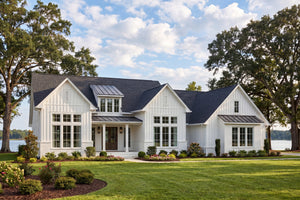 H8379-A Transitional House, 3 Bedrooms, 3.5 Bathrooms | Hawkridge House Plan Exterior-10