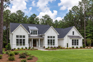 H8379-A Transitional House, 3 Bedrooms, 3.5 Bathrooms | Hawkridge House Plan Exterior-2