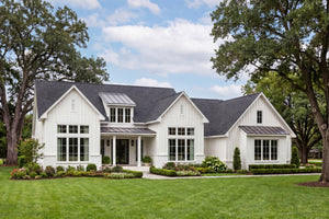 H8379-A Transitional House, 3 Bedrooms, 3.5 Bathrooms | Hawkridge House Plan Exterior-4