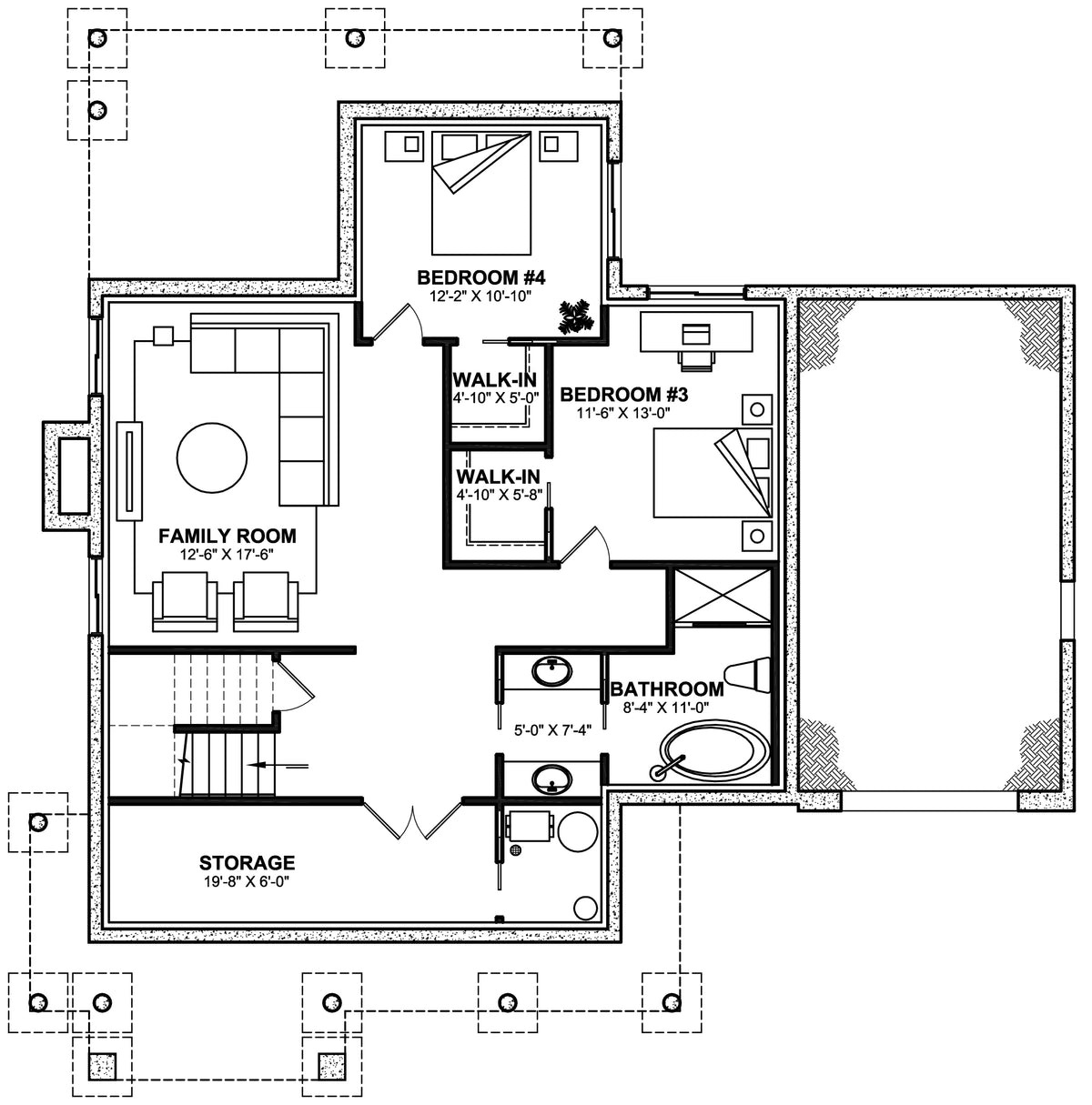 Rocheleau House Basement Floor Plan