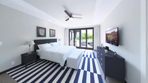 W7606-A Modern Ranch House Master Bedroom, 2 Bedrooms, 2.5 Bathrooms | USA-2725-MOD 