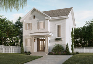 T8028-A English Cottage House, 3 Bedrooms, 1.5 Bathrooms | Fairhaven 2781 Exterior