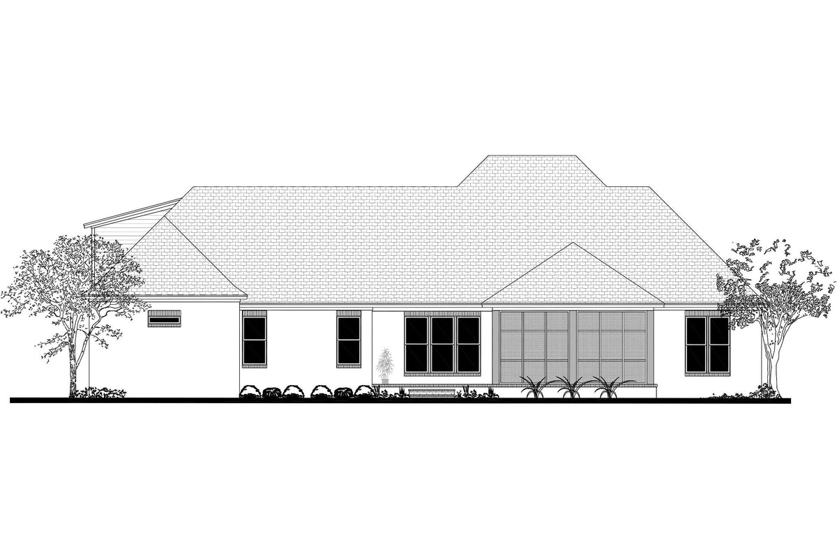 Danville House Plan - Archival Designs House Plans