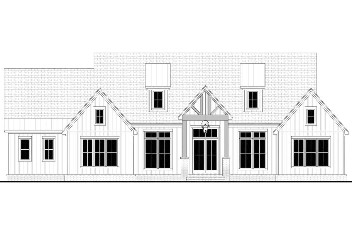 H7274-A Cambridge House Front CAD