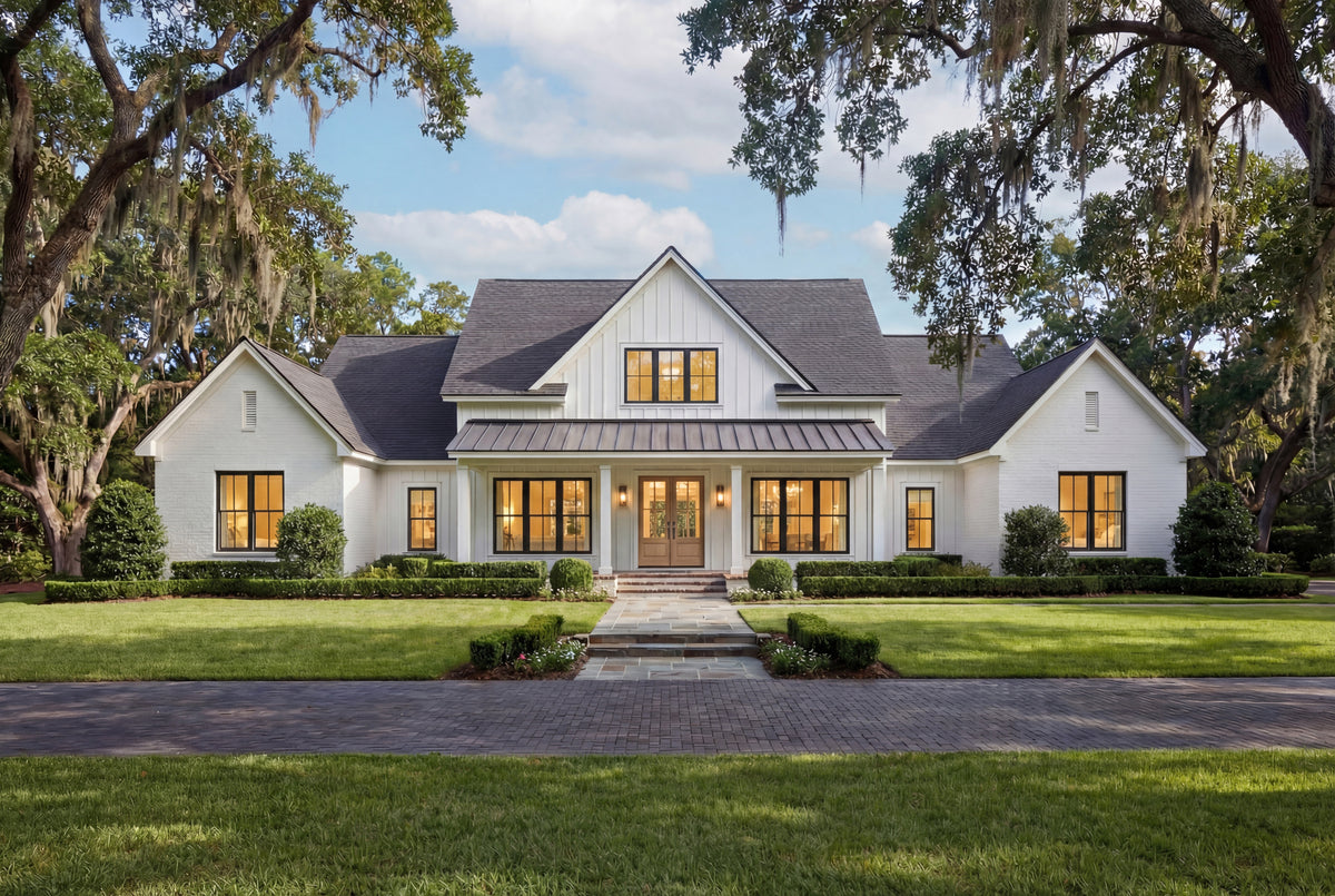 H7783-A Transitional House, 4 Bedrooms, 3.5 Bathrooms | Magnolia Ridge House Plan Exterior