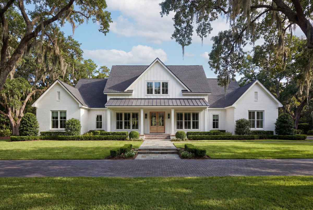 H7783-A Transitional House, 4 Bedrooms, 3.5 Bathrooms | Magnolia Ridge House Plan Exterior-7