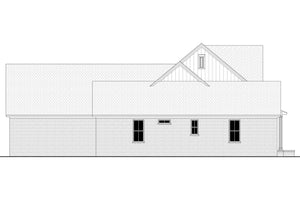 H7783-A Transitional House Left CAD, 4 Bedrooms, 3.5 Bathrooms | Magnolia Ridge House Plan 