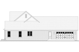 H7783-A Transitional House Right CAD, 4 Bedrooms, 3.5 Bathrooms | Magnolia Ridge House Plan 