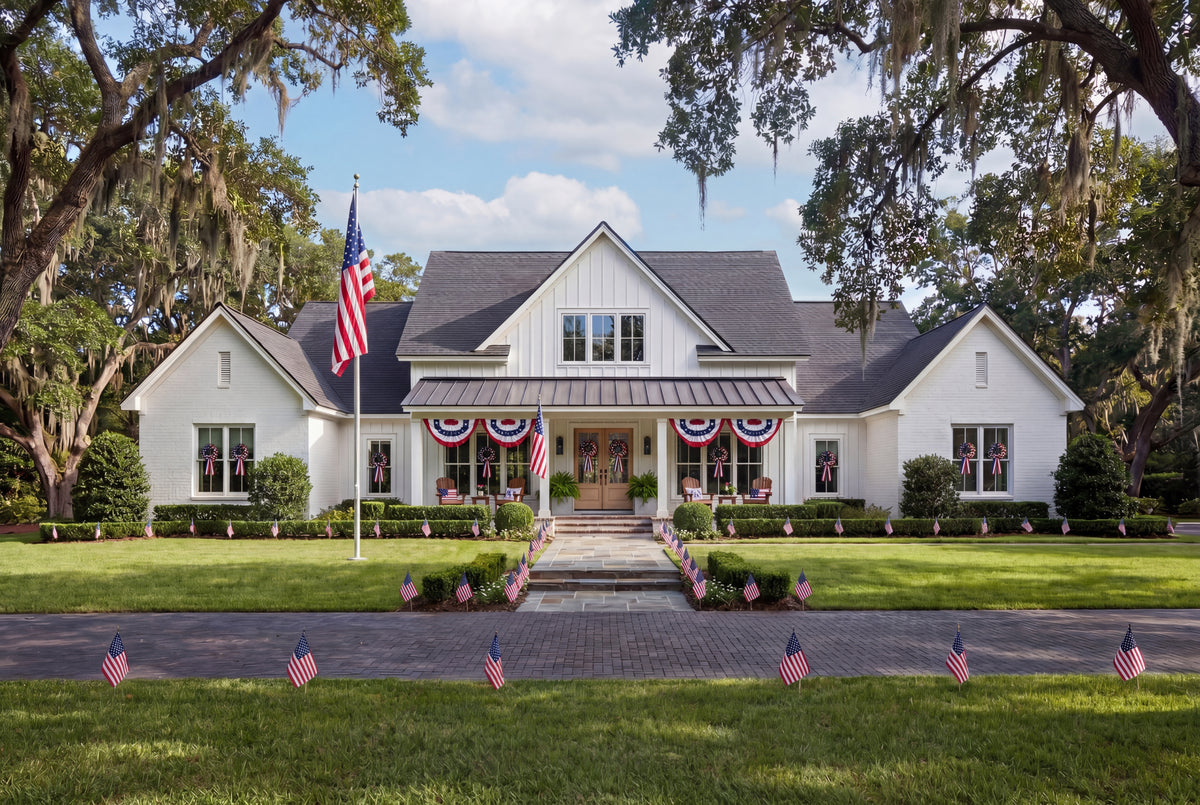 H7783-A Transitional House, 4 Bedrooms, 3.5 Bathrooms | Magnolia Ridge House Plan Exterior-9