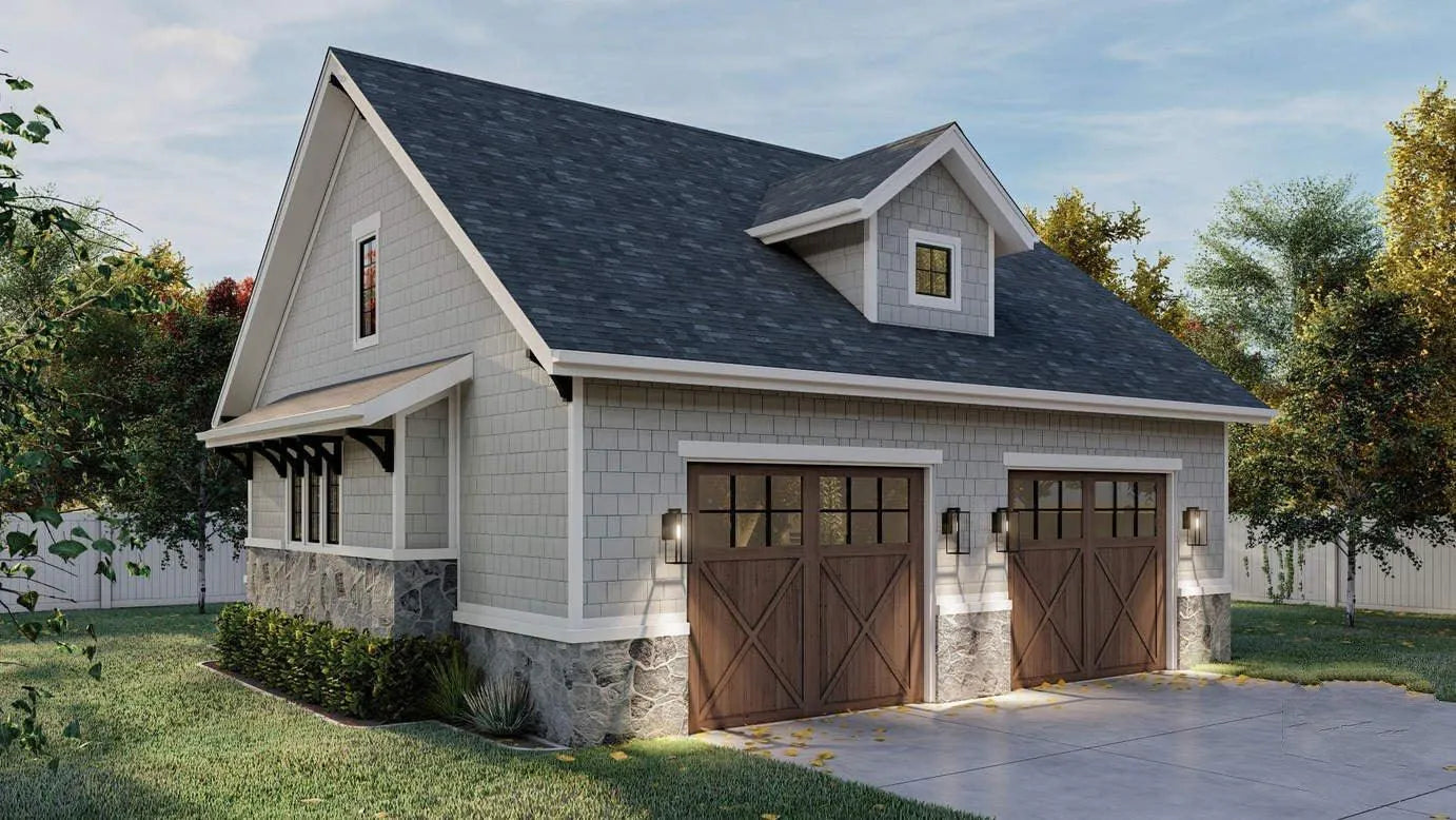 Hayes Garage Plan - Archival Designs House Plans