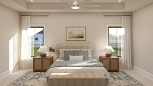 G7620-A Traditional House Master Bedroom, 3 Bedrooms, 2 Bathrooms | Torrance House Plan