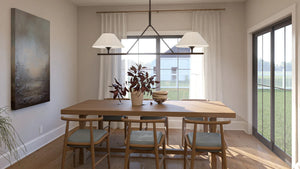 G7620-A Traditional House Dining Room, 3 Bedrooms, 2 Bathrooms | Torrance House Plan