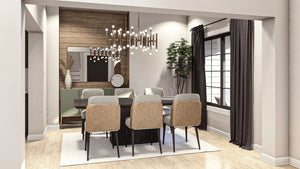 G7624-A Traditional House Dining Room, 4 Bedrooms, 2.5 Bathrooms | McKinley House Plan 