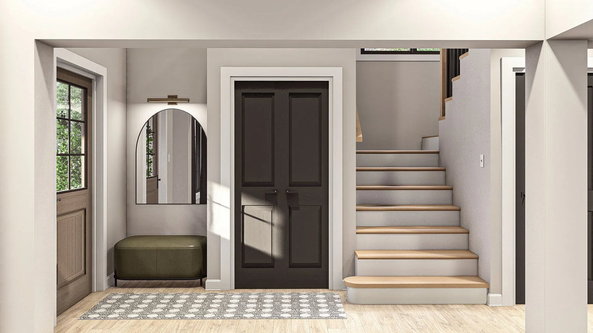 G7624-A Traditional House Entry, 4 Bedrooms, 2.5 Bathrooms | McKinley House Plan 