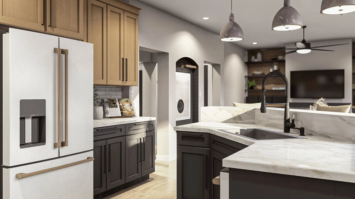 G7624-A Traditional House Kitchen 2, 4 Bedrooms, 2.5 Bathrooms | McKinley House Plan 