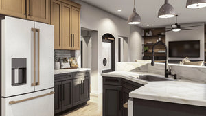 G7624-A Traditional House Kitchen 2, 4 Bedrooms, 2.5 Bathrooms | McKinley House Plan 