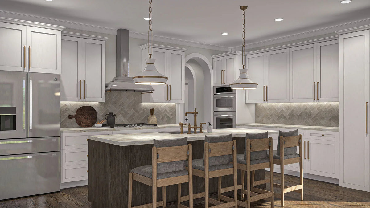 G7625-A Modern Farmhouse Kitchen, 2 Bedrooms, 2 Bathrooms | Harding House Plan